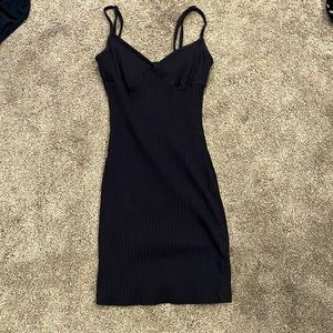 black mini shein dress